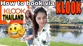 HOW TO BOOK TOUR TICKETS Via KLOOK KLOOK TOUR [upl. by Adhamh577]