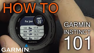 How to use Garmin Instinct User Guide 101 [upl. by Joshuah]