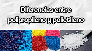 Diferencias entre polipropileno y polietileno [upl. by Livvie]