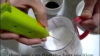 How To Make Latte Art with Mini Milk Frother [upl. by Johathan]