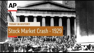 US Stock Market Crash  1929  Today in History  29 Oct 16 [upl. by Socha]