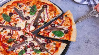 Anchovy Pizza Recipe How to Cook Anchovies On Pizza [upl. by Lamej894]