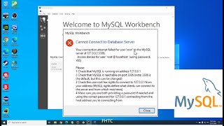 How to fix cannot connect to mysql server for newly install MySQL Workbench [upl. by Sucrad]