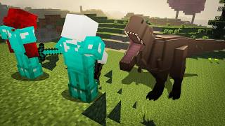 Surviving Dinosaurs in Minecraft [upl. by Ardine]