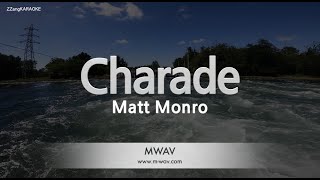 Matt MonroCharade Karaoke Version [upl. by Eidnahs534]