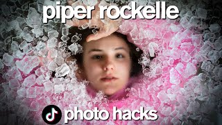 VIRAL TikTok Photo Hacks ft Piper Rockelle Boys vs Girls [upl. by Yenetruoc719]