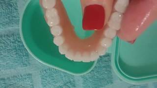 How to Apply a Thermoplastic Denture Adhesive [upl. by Chaille56]