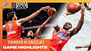 OKC Thunder at Memphis Grizzlies  Game Highlights  March 16 2024 [upl. by Eineeuq246]