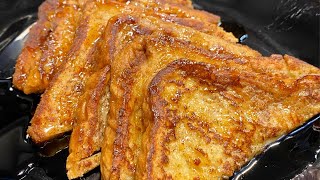 QUICK and EASY CINNAMON FRENCH TOAST  Step By Step Video [upl. by Cerracchio]