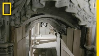 EXCLUSIVE A Closer Look Inside Christs Unsealed Tomb  National Geographic [upl. by Leiahtan]