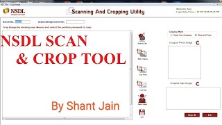 NSDL Scan And Crop Tool With Installation  Pan Form [upl. by Leanor]