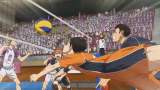 Nishinoya Yu All Receives Moments 🔥  Haikyuu Season 3 [upl. by Charbonnier174]