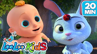 Easter Bunny Hop Hop  S3EP19 Kindergarten Fun Highlights Compilation  LooLoo Kids Songs for Kids [upl. by Chemosh169]