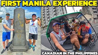 HIS FIRST MANILA EXPERIENCE  Canadian In The Philippines BecomingFilipino [upl. by Idnahs]