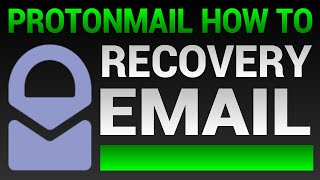 ProtonMail Recovery Email Setup  How To Set Recovery Email On ProtonMail [upl. by Audri538]