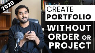 How to Create Portfolio Without OrdersProjectsPast Clients HindiUrdu  Farhan Aqeel [upl. by Raychel]