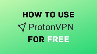 How to sign up and install ProtonVPN for FREE  How to use ProtonVPN [upl. by Marybella]