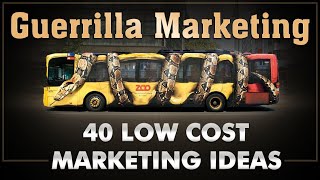 Guerilla Marketing  Ambush Marketing  40 Low Cost Ideas  Dr Vivek Bindra [upl. by Acirtal]