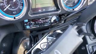 Boss MC420B Motorcycle Speakers Install on 2006 Kawasaki Vulcan 1600  Sound Test [upl. by Dnalyaw]