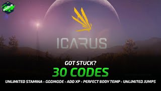 ICARUS Cheats Add XP Unlimited Food Godmode Perfect Body Temp   Trainer by PLITCH [upl. by Liu]