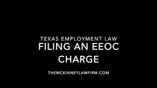 How do you File an EEOC Charge  Austin  San Antonio Employment Law Attorney Explains [upl. by Hyde]