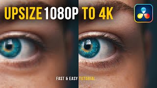 SUPER SCALE in DaVinci Resolve  Upscale 1080p to 4K  EASY Tutorial [upl. by Llehcor390]