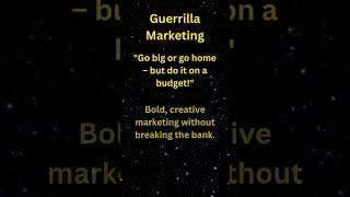 Guerrilla Marketing [upl. by Bevvy]