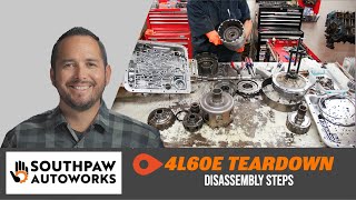 4L60E Rebuild Teardown Disassembly [upl. by Yecnay]