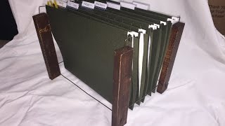 How To Build a SIMPLE and CHEAP DIY Hanging File Folder Frame [upl. by Merilyn398]