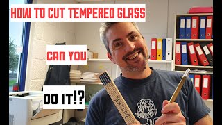 How to cut glass normal VS safety tempered [upl. by Adraynek]