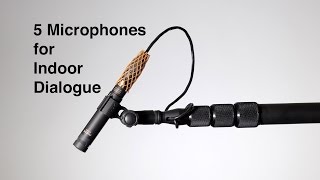 5 Boom Microphones for Indoor Dialogue Cardioid Supercardioid and Hypercardioid [upl. by Minta306]