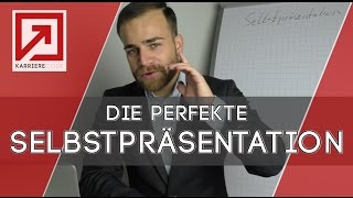 Vorstellungsgespräch  die perfekte Selbstpräsentation mit Beispiel [upl. by Ahsinad]