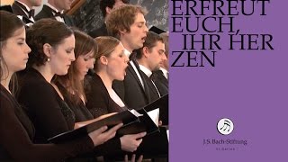 JS Bach  Cantata BWV 66 quotErfreut euch ihr Herzenquot J S Bach Foundation [upl. by Olinad920]