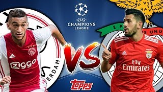 ⚽ AJAX vs BENFICA  10  Topps CHAMPIONS LEAGUE 201819 [upl. by Akkahs307]