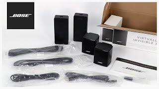 Bose Virtually Invisible 300 – Unboxing and Setup [upl. by Nemrak371]