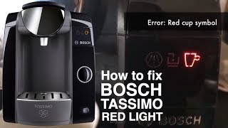 Bosch Tassimo Red Light  How To Fix [upl. by Fermin]