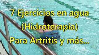 Terapia acuática Hidroterapia Ejercicios en agua [upl. by Annoirb310]