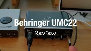 Behringer UMC22 USB Audio Interface Review Unboxing amp Sound Test [upl. by Anawqahs]