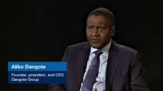 Aliko Dangote Building strong partnerships [upl. by Anirec832]