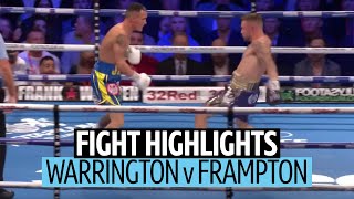 What a fight Josh Warrington v Carl Frampton official highlights [upl. by Gawen]