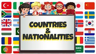 Countries and Nationalities  Learn English [upl. by Amiarom927]