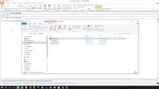 Envoyer un dossier via Outlook [upl. by Ahsienad885]