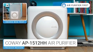 Coway AP1512HH Mighty Air Purifier  Review Performance Test and Smoke Box [upl. by Durwin]