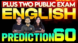 Plus Two Public Exam English  Prediction 60  Eduport Plus Two [upl. by Stringer]