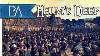 SIEGE OF HELMS DEEP NEW CUSTOM MAP  Total War Rise of Mordor Mod Gameplay [upl. by Pollux]