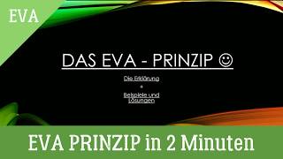 Das EVA  Prinzip in 2 Minuten [upl. by Aiasi]