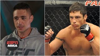 Diego Sanchez rewatches his UFC Hall of Fame fight vs Clay Guida  ESPN MMA [upl. by Ailhad]