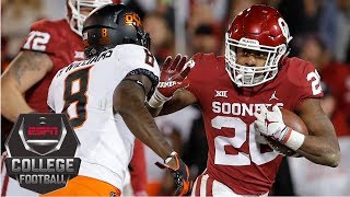 Oklahoma edges Oklahoma State in Bedlam  College Football Highlights [upl. by Gaven142]