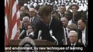 JFK Moon Speech  Subtitled Full Length [upl. by Ciprian100]