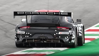 Porsche 9912 GT3 R GT3 Class w Unmuffled Exhaust Pure 40 NA Flat6 Sound [upl. by Alcinia]